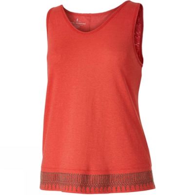 Camiseta Sin Mangas Royal Robbins Flynn Mujer - Rojas - Chile MUV354791